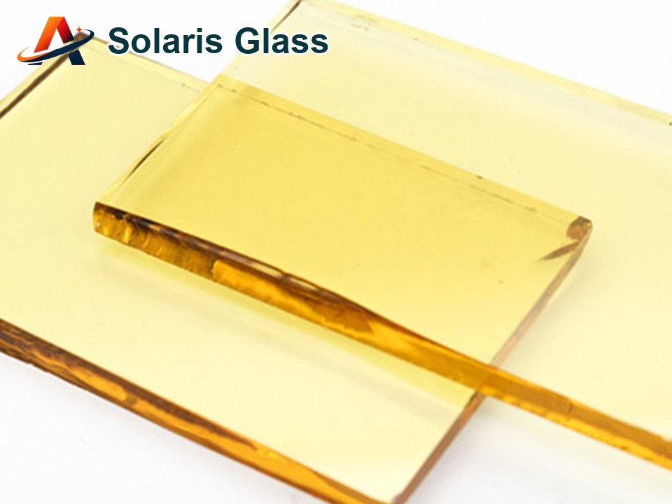 Golden Tinted Glass product sample
