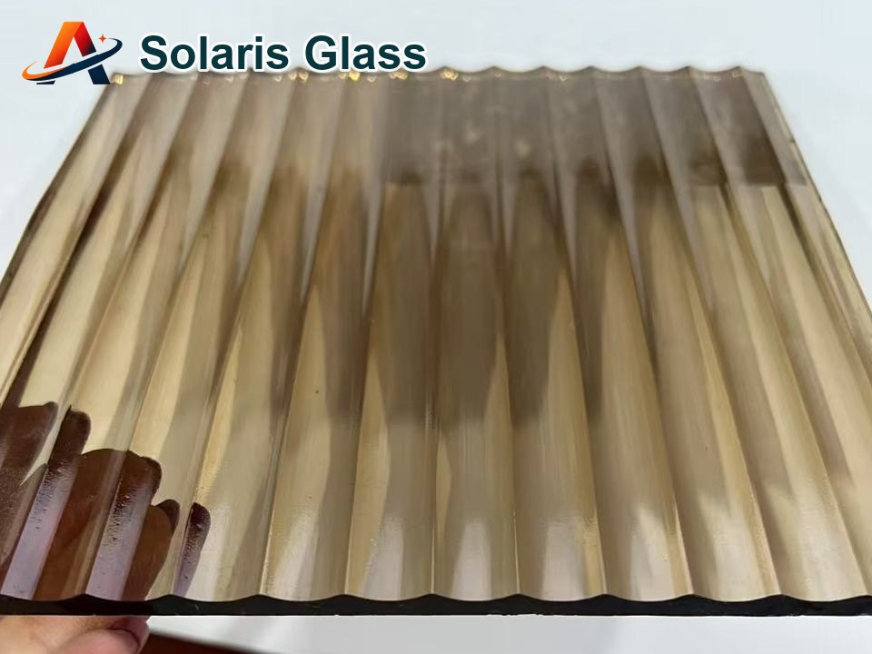 Tinted Patterned Glass product sample